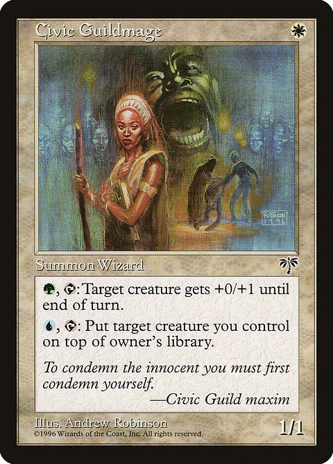 Civic Guildmage (Retro Frame)