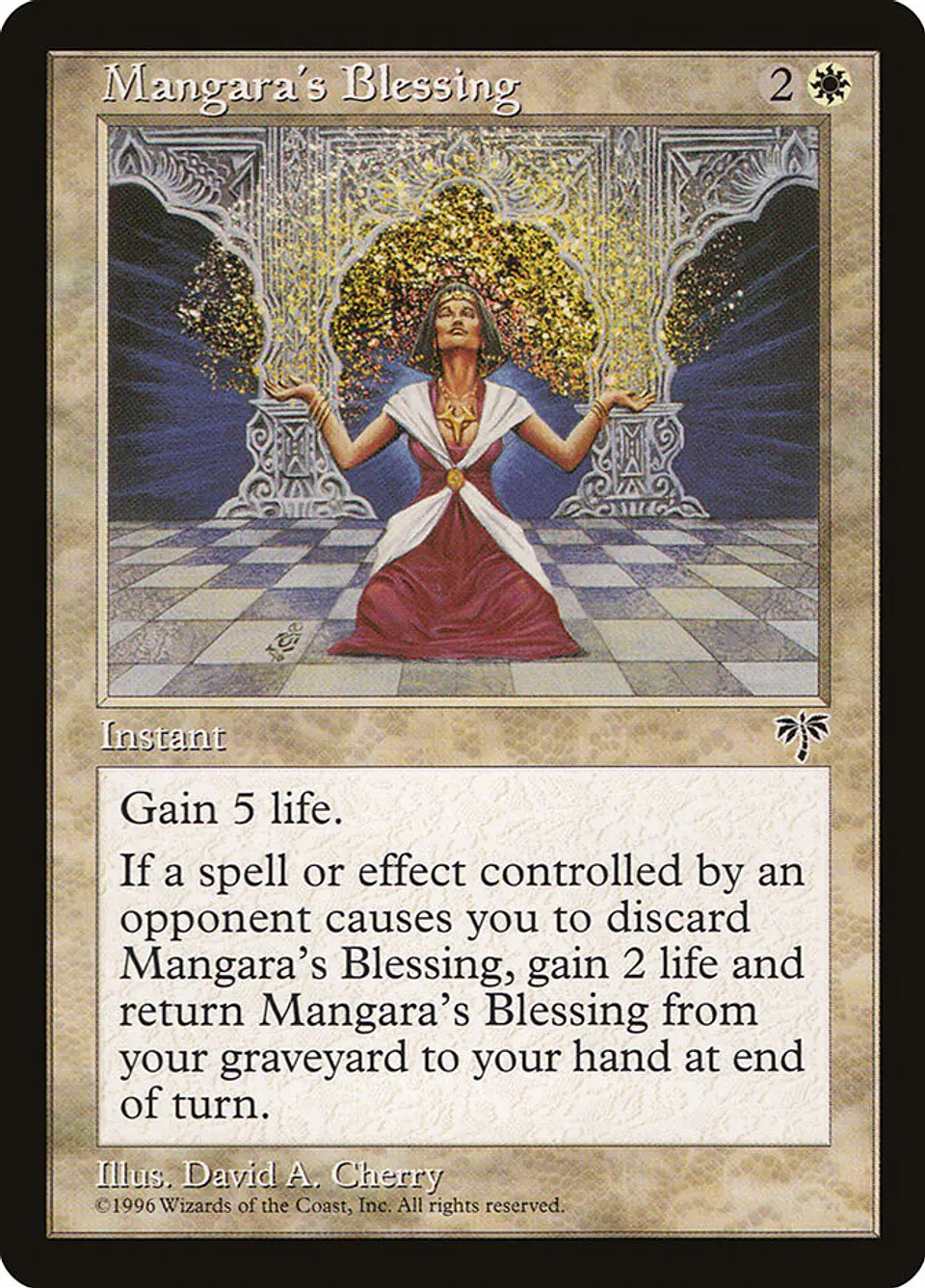 Mangara's Blessing (Retro Frame) 1
