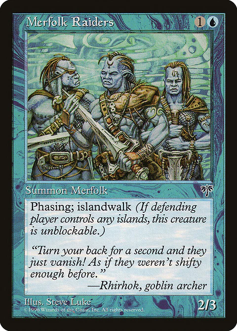 Merfolk Raiders (Retro Frame)