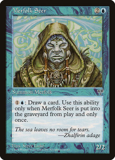 Merfolk Seer (Retro Frame)