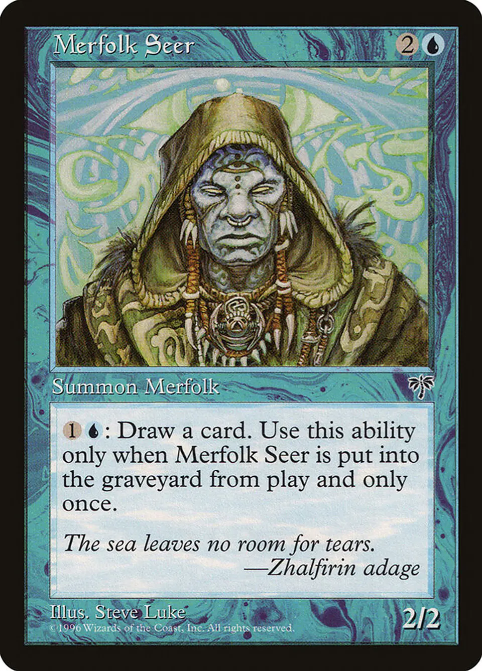 Merfolk Seer (Retro Frame) 1