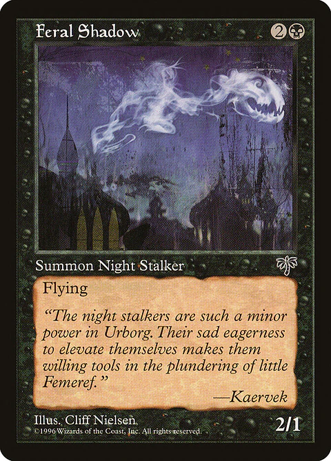 Feral Shadow (Retro Frame)