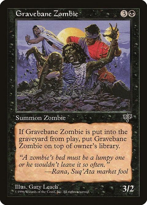 Gravebane Zombie (Retro Frame)