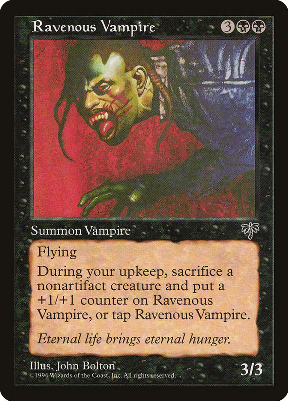 Ravenous Vampire (Retro Frame) 1
