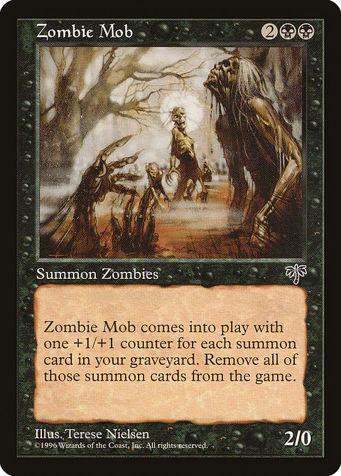 Zombie Mob (Retro Frame)