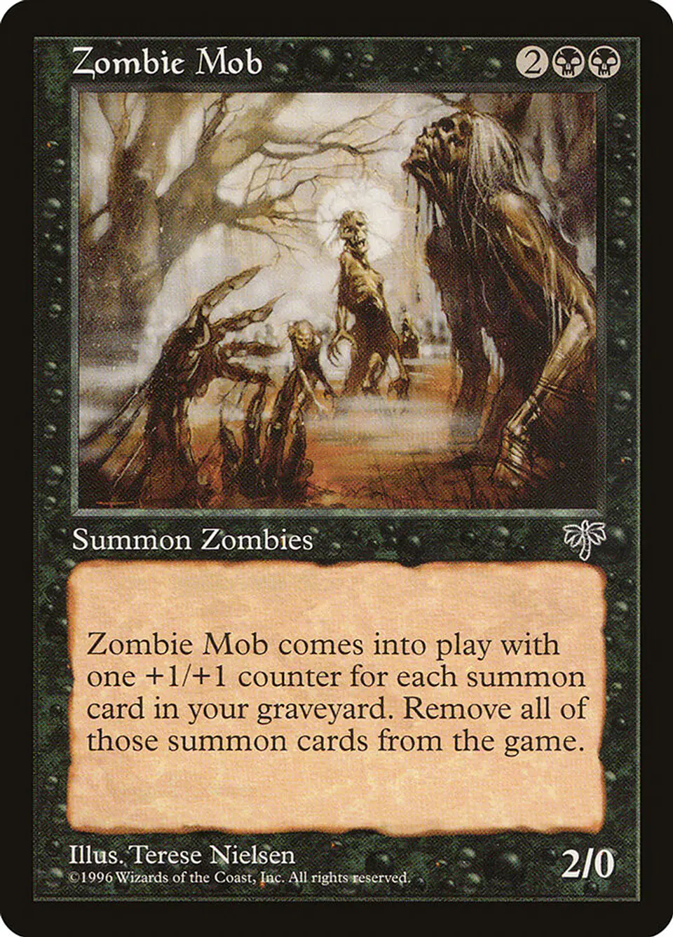 Zombie Mob (Retro Frame) 1