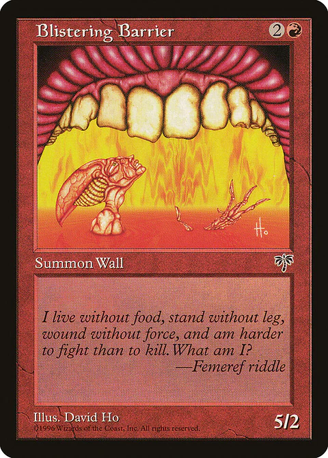 Blistering Barrier (Retro Frame)