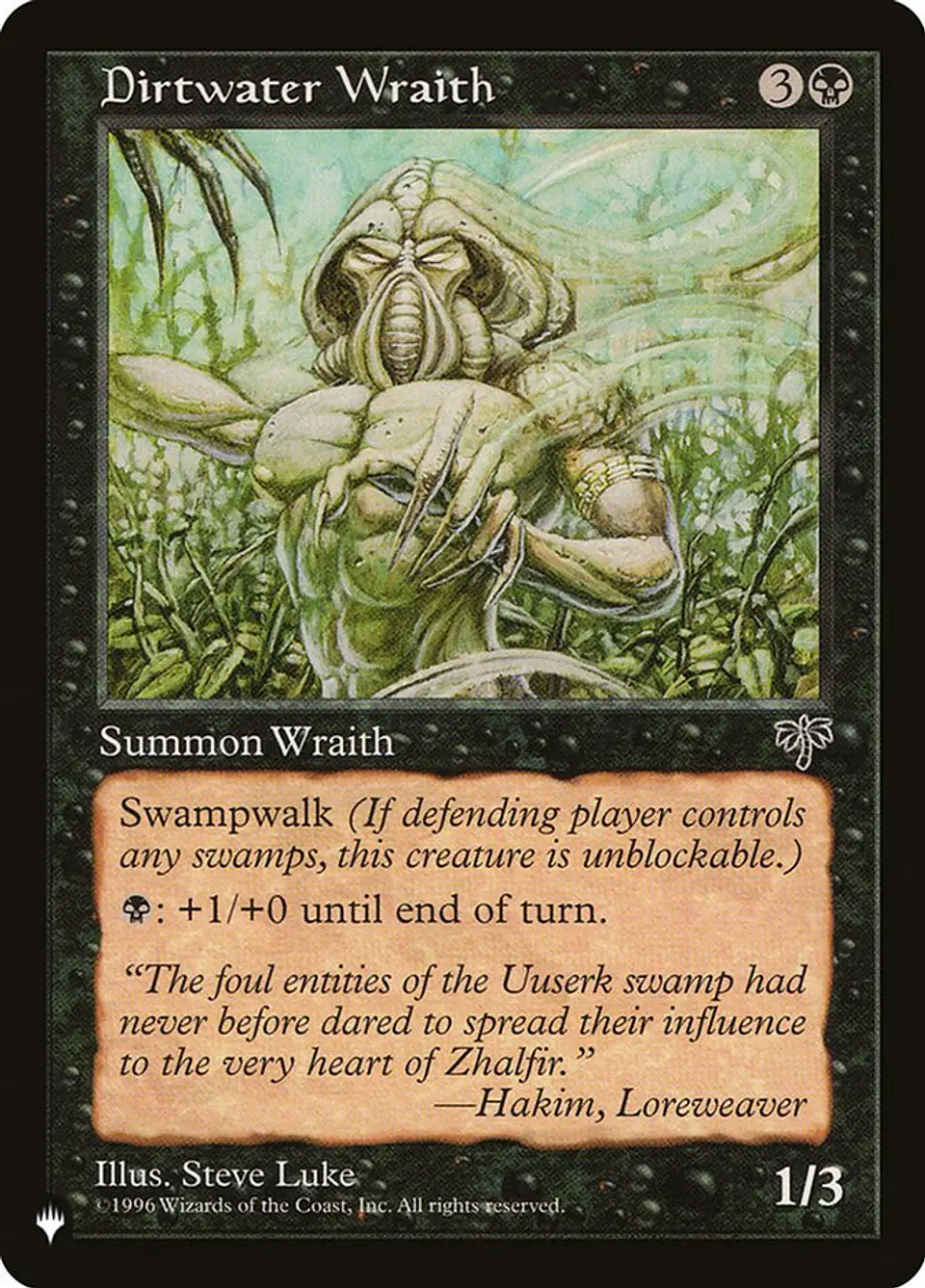 Dirtwater Wraith (The List) 1