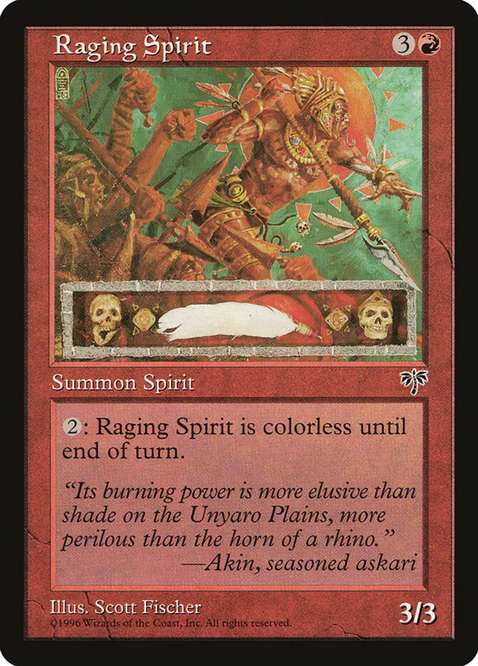 Raging Spirit (Retro Frame) 1