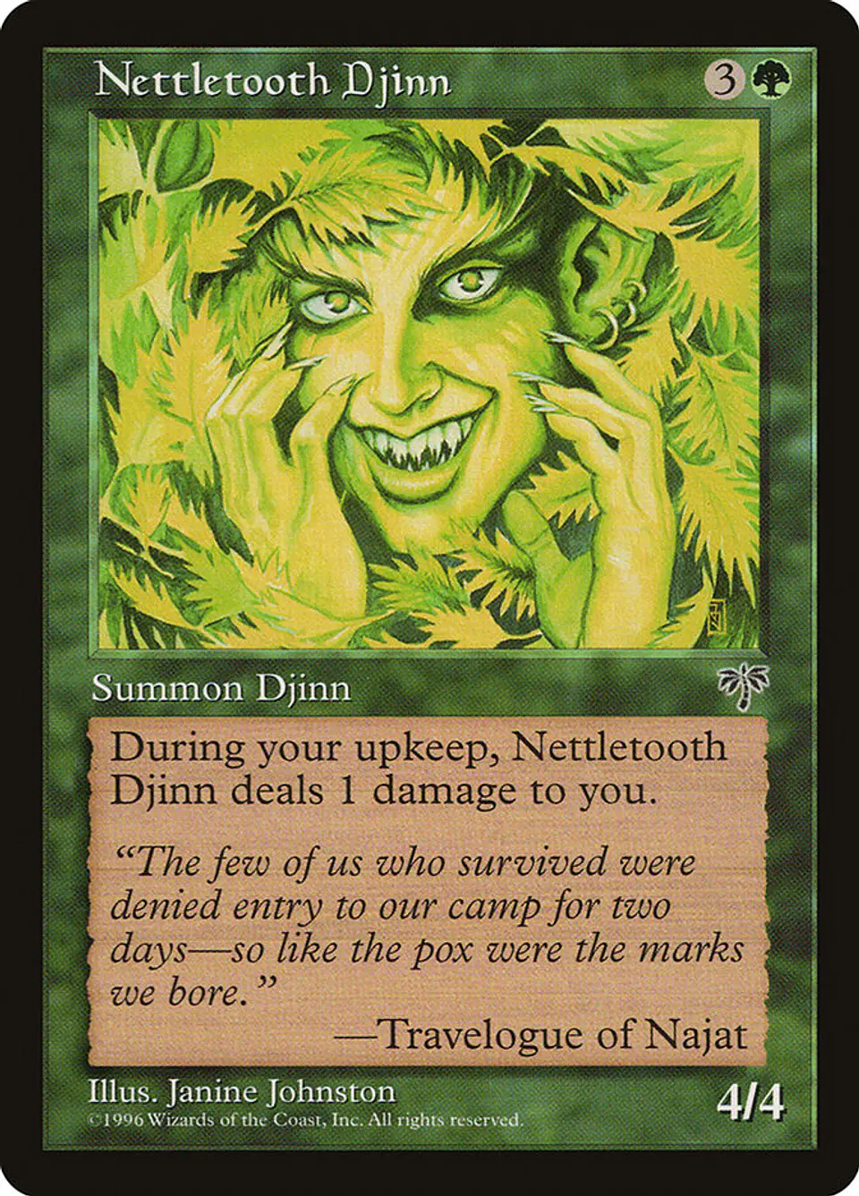 Nettletooth Djinn (Retro Frame) 1