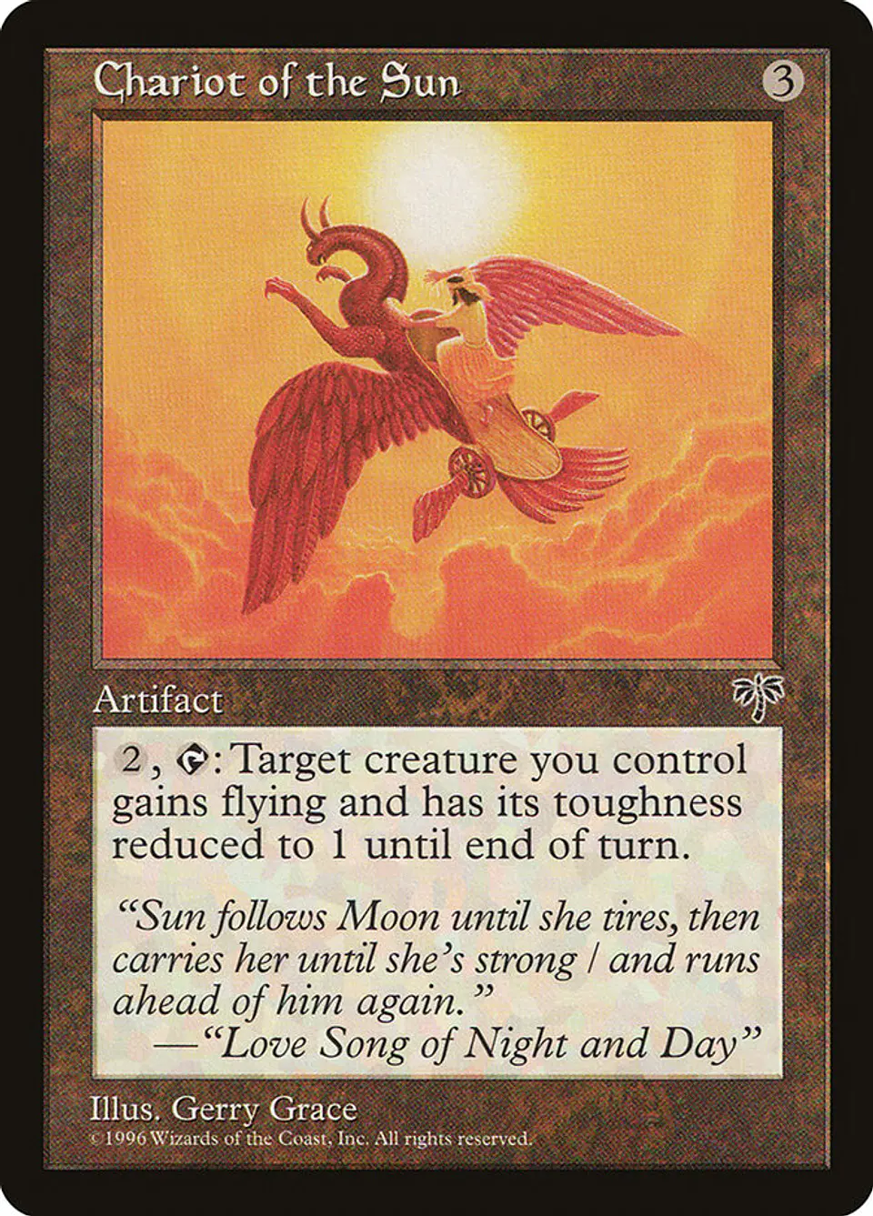 Chariot of the Sun (Retro Frame) 1