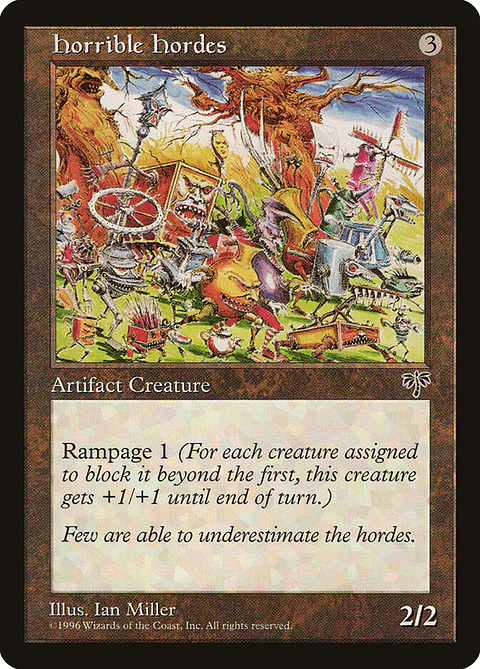 Horrible Hordes (Retro Frame)