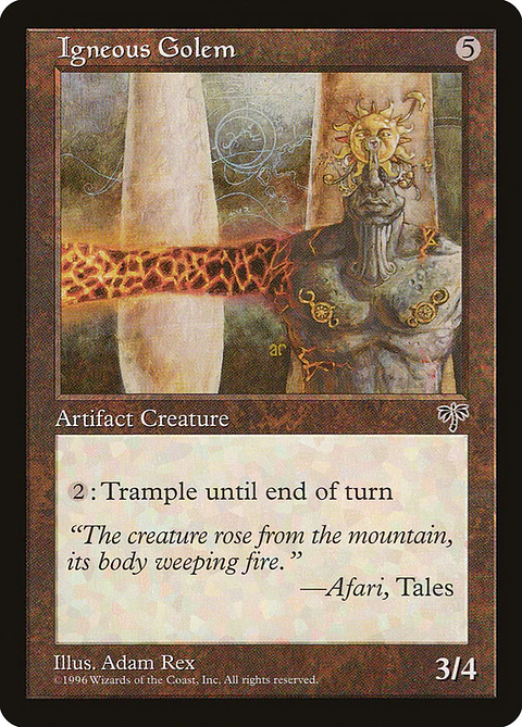 Igneous Golem (Retro Frame)