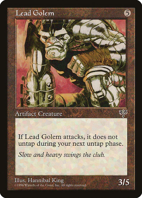 Lead Golem (Retro Frame)