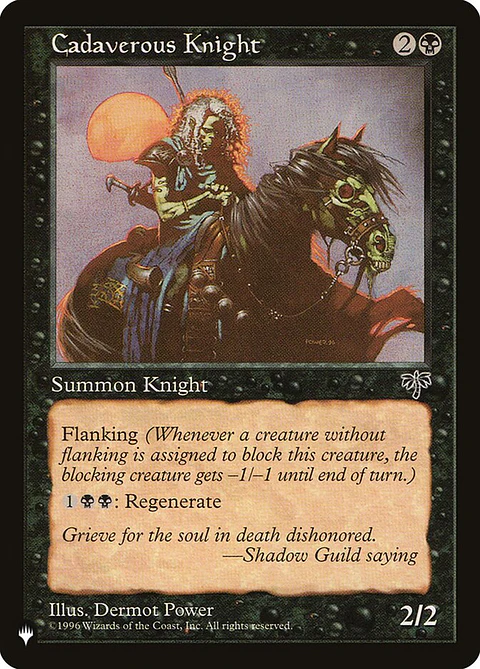 Cadaverous Knight (The List)