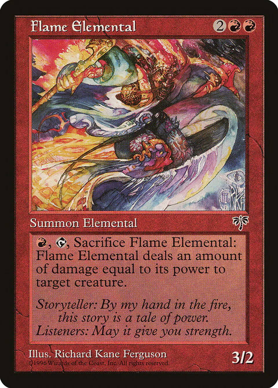Flame Elemental (Retro Frame) 1