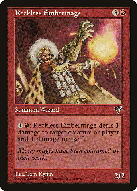 Reckless Embermage (Retro Frame)