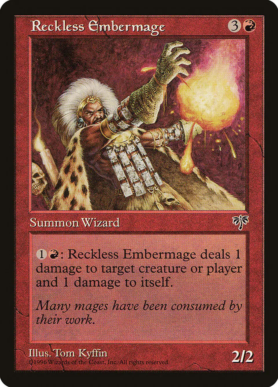 Reckless Embermage (Retro Frame) 1