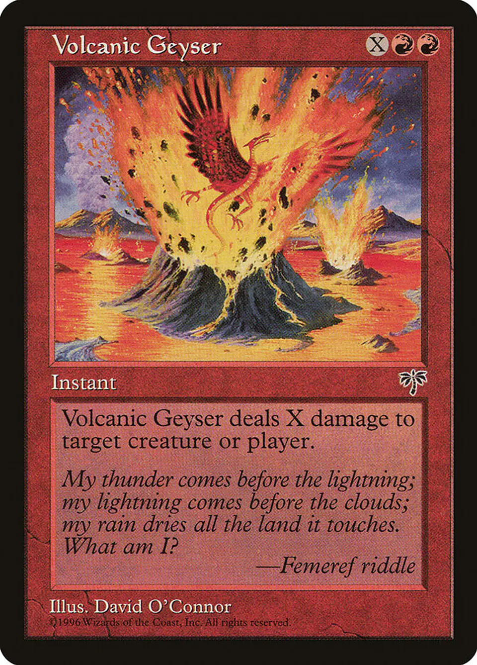 Volcanic Geyser (Retro Frame) 1