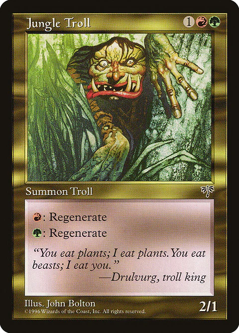 Jungle Troll (Retro Frame)