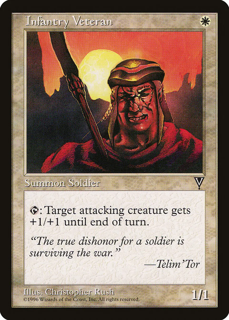 Infantry Veteran (Retro Frame) 1