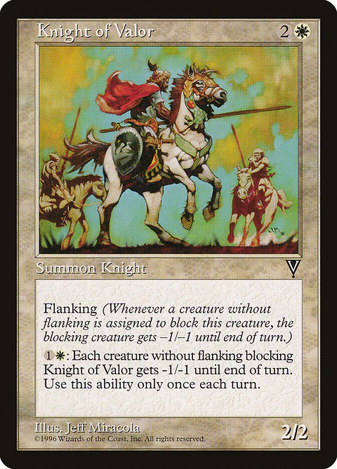 Knight of Valor (Retro Frame)