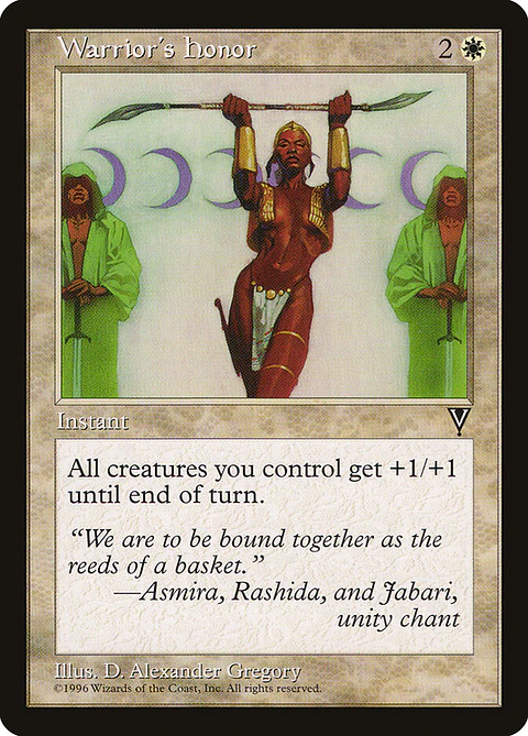 Warrior's Honor (Retro Frame)