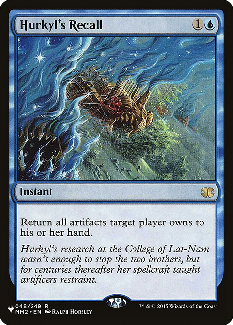 Hurkyl's Recall (The List)