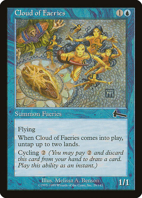 Cloud of Faeries (Retro Frame)