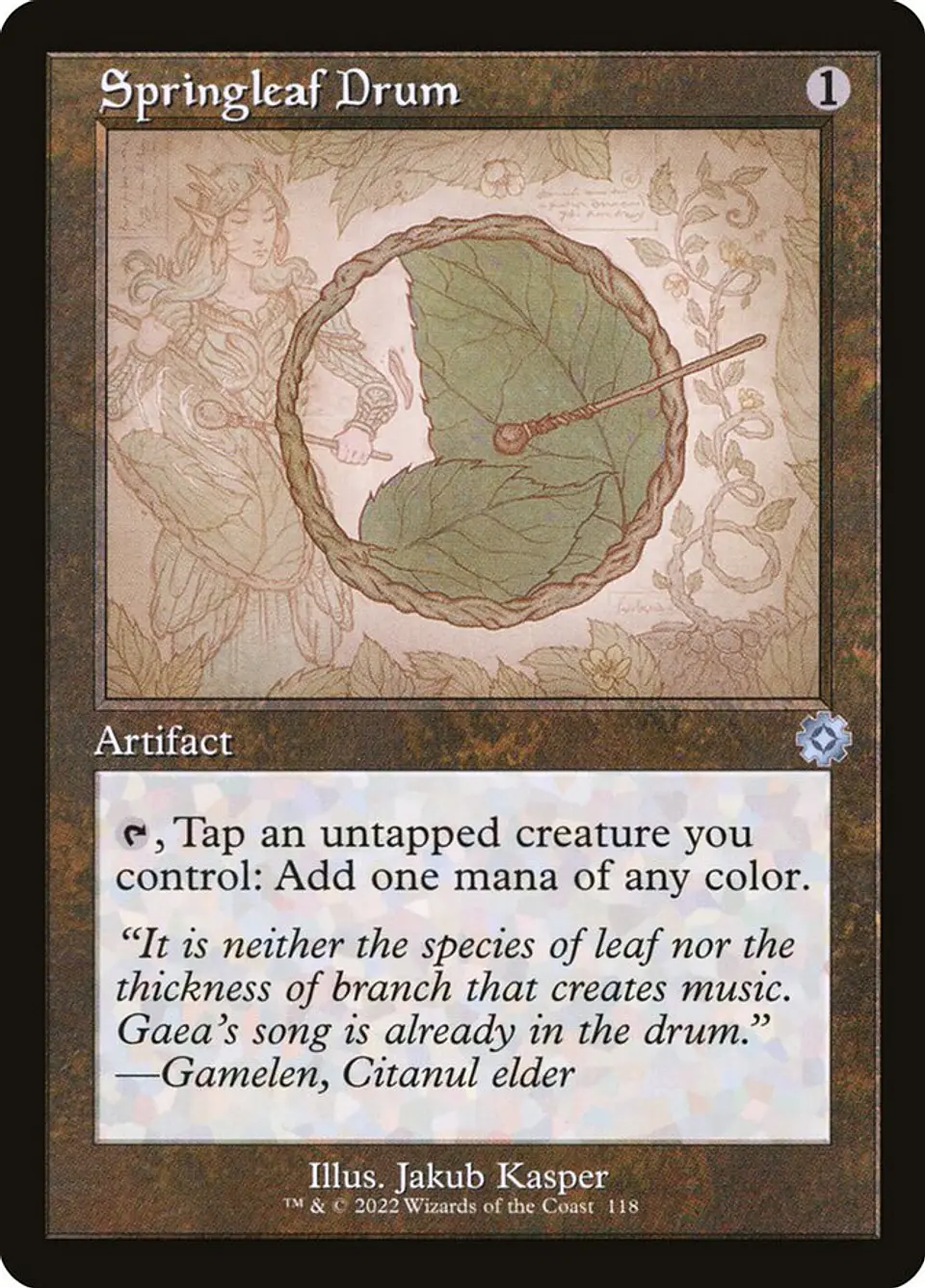 Springleaf Drum (Retro Frame) 1