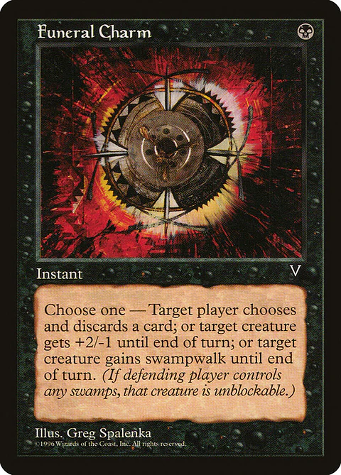Funeral Charm (Retro Frame)