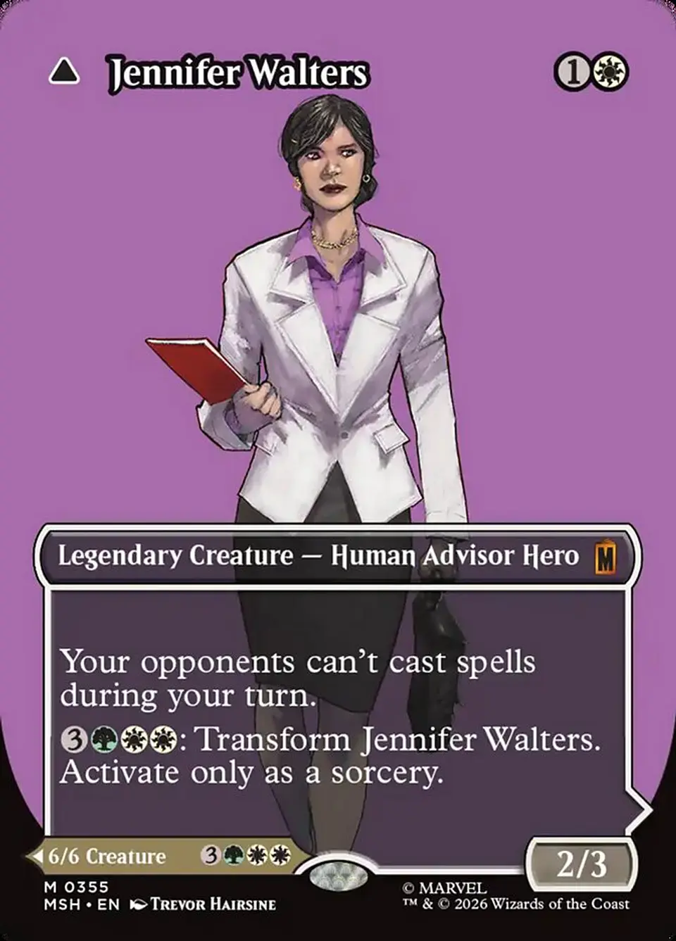 Jennifer Walters // The Sensational She-Hulk (Borderless) 1