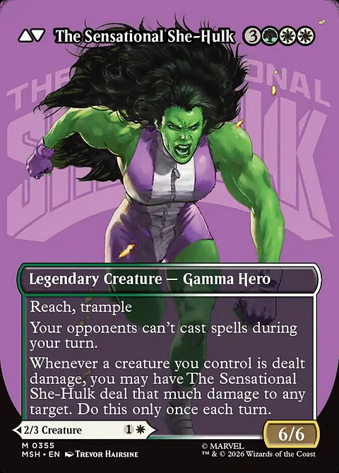 Jennifer Walters // The Sensational She-Hulk (Borderless)