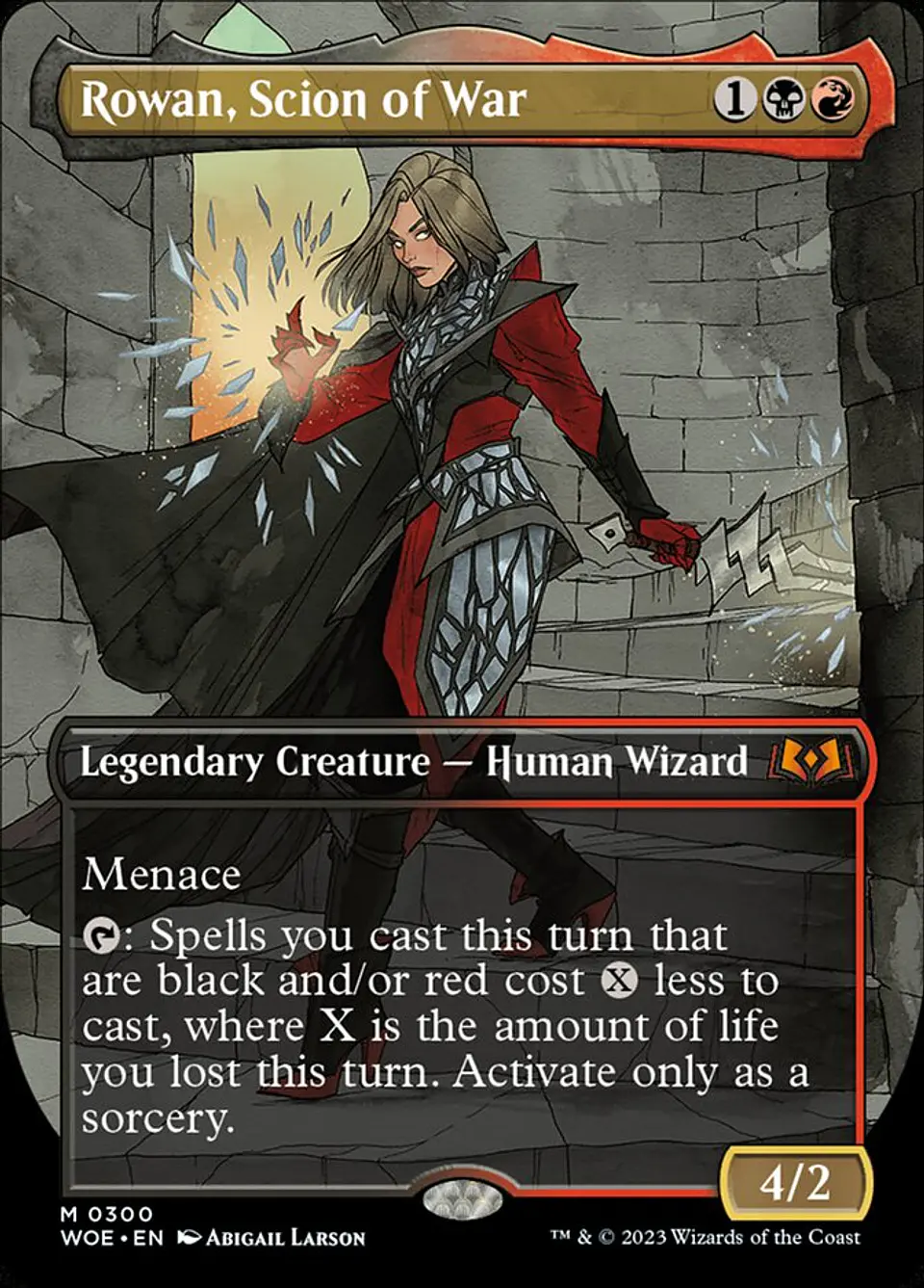 Rowan, Scion of War (Borderless) 1