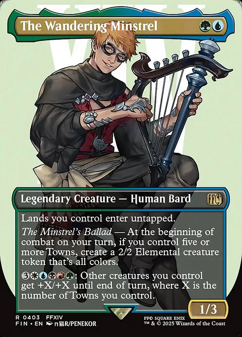 The Wandering Minstrel (Borderless)