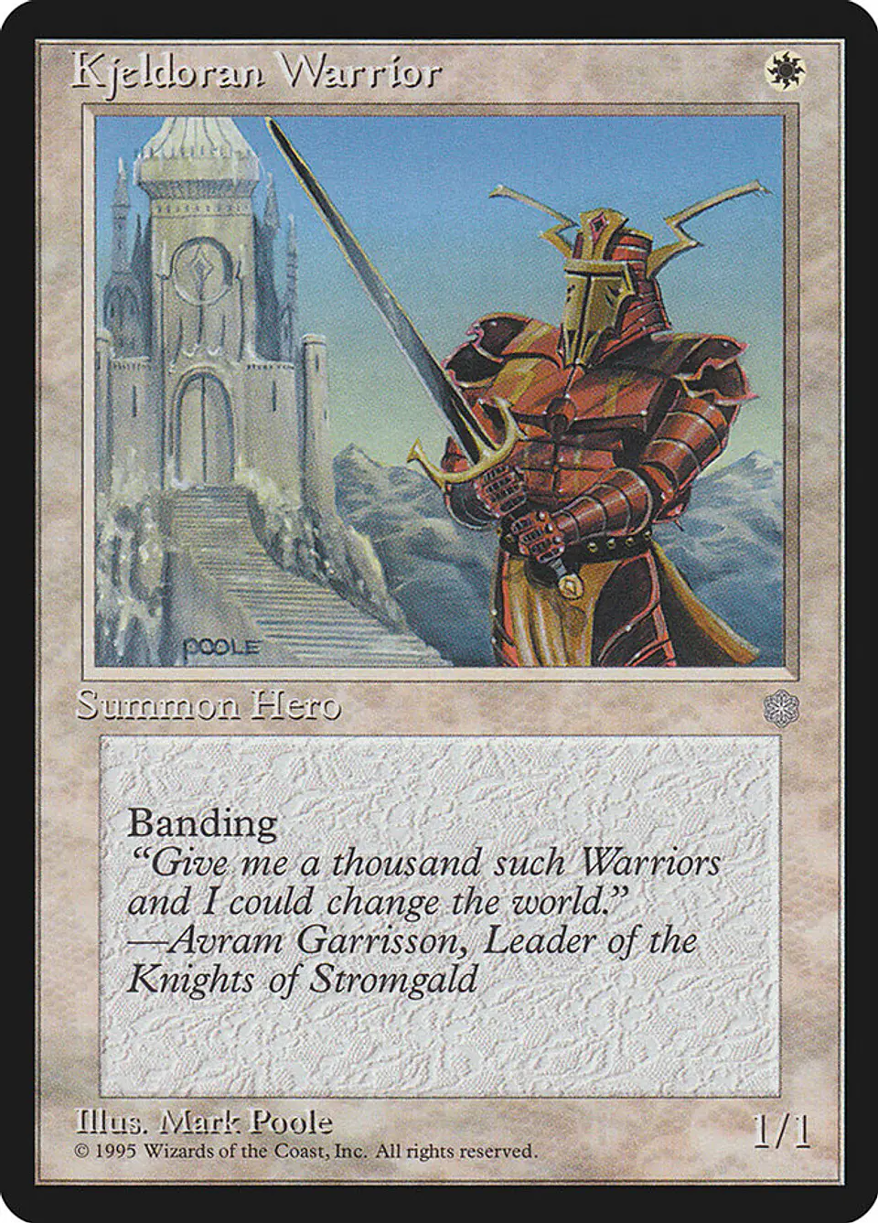 Kjeldoran Warrior 1