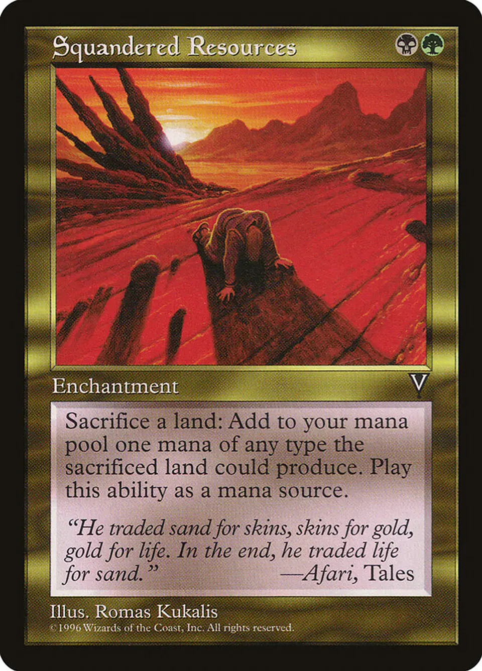 Squandered Resources (Retro Frame) 1