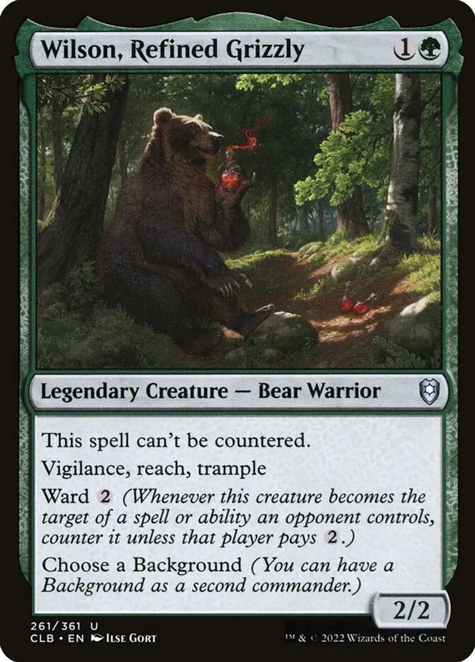 Wilson, Refined Grizzly 1