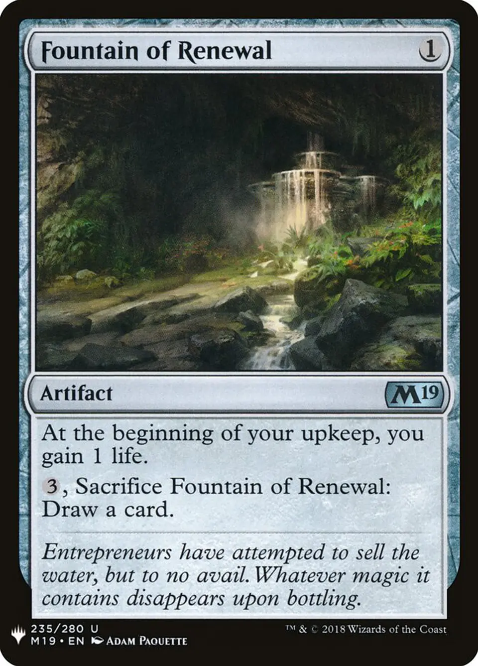 Fountain of Renewal (The List) 1