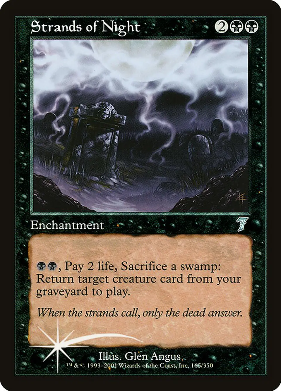 Strands of Night (Retro Frame) 1