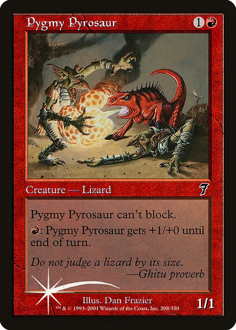 Pygmy Pyrosaur (Retro Frame)
