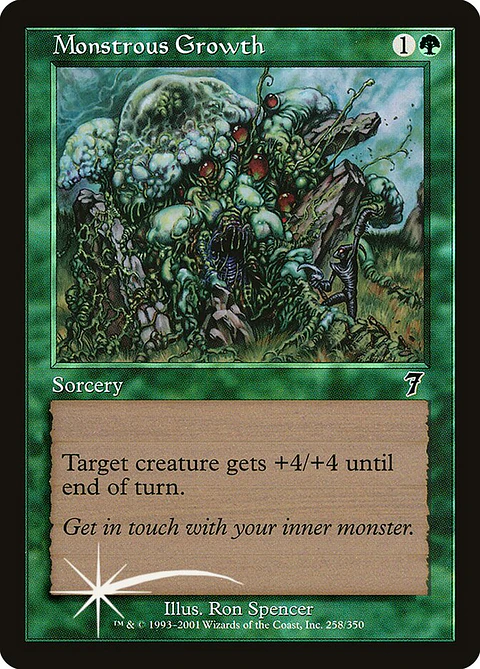 Monstrous Growth (Retro Frame)