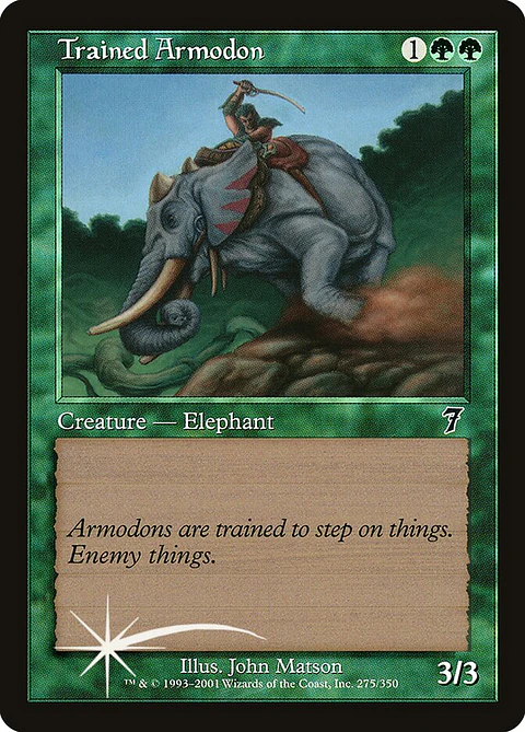 Trained Armodon (Retro Frame)