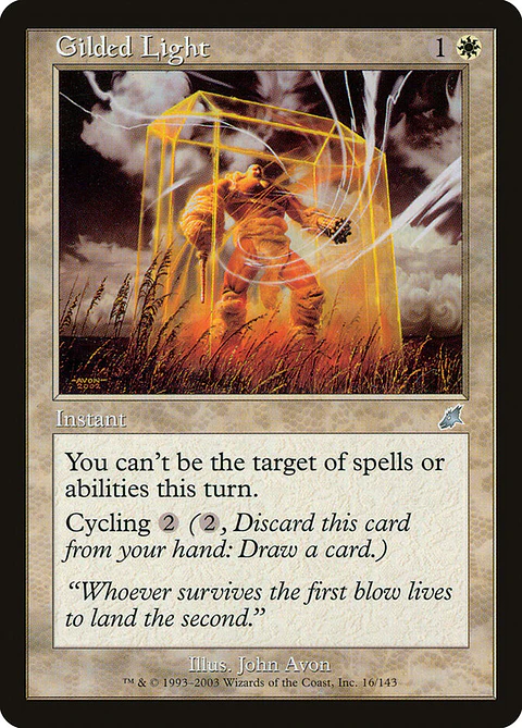 Gilded Light (Retro Frame)