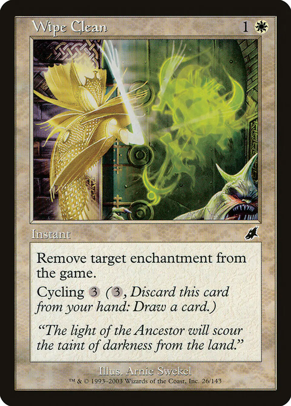 Wipe Clean (Retro Frame) 1