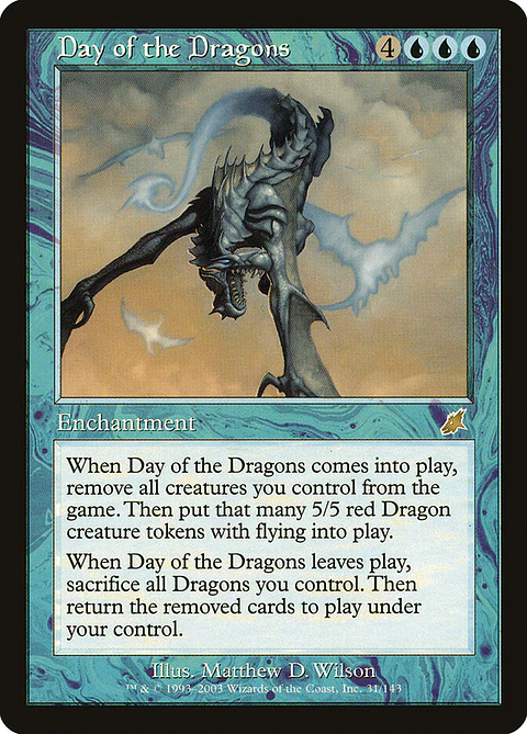 Day of the Dragons (Retro Frame)