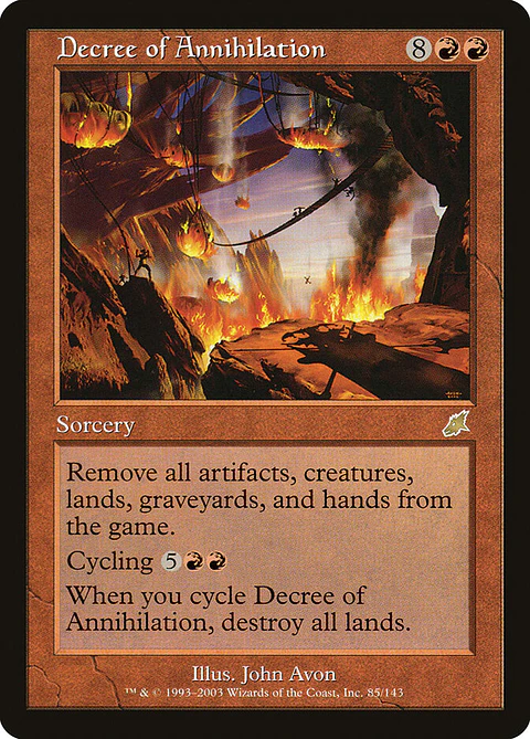 Decree of Annihilation (Retro Frame)
