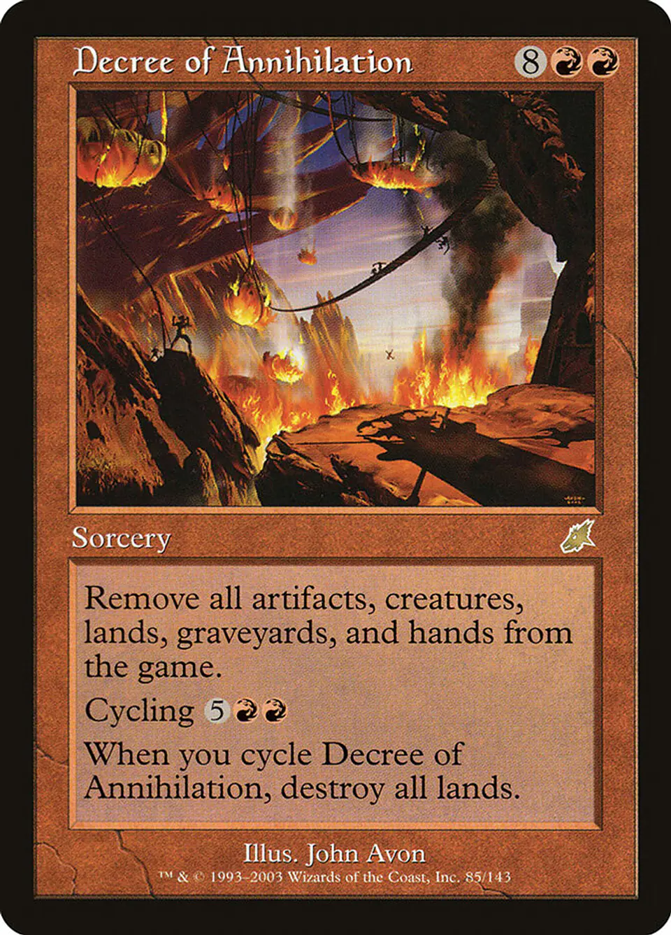 Decree of Annihilation (Retro Frame) 1