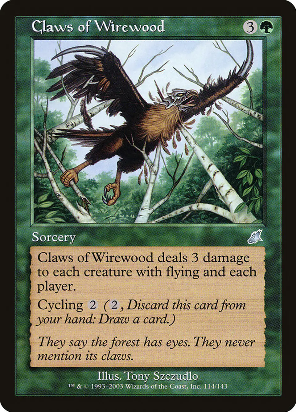 Claws of Wirewood (Retro Frame) 1