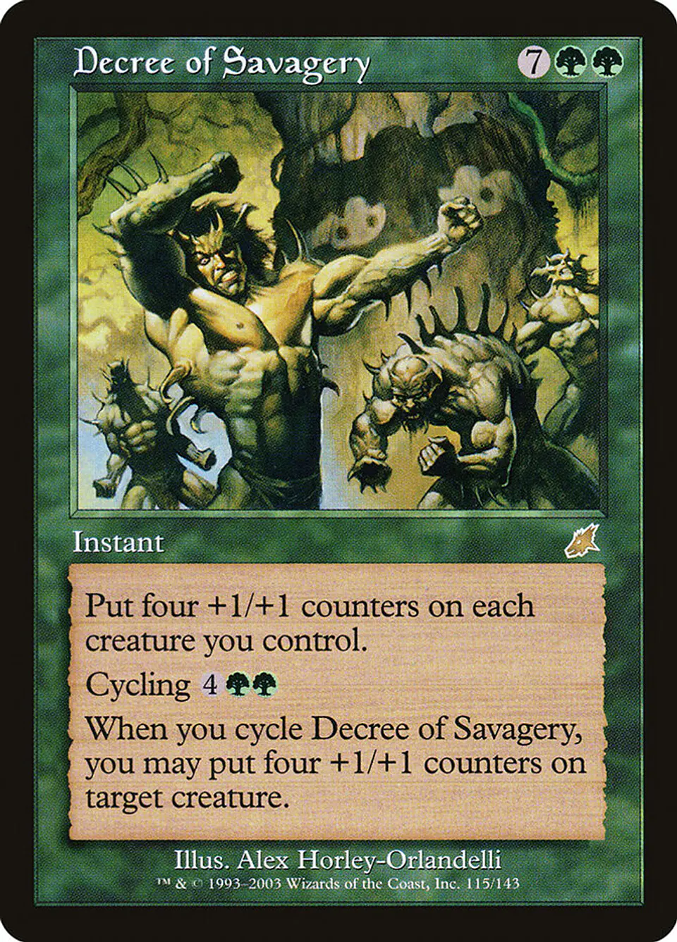 Decree of Savagery (Retro Frame) 1